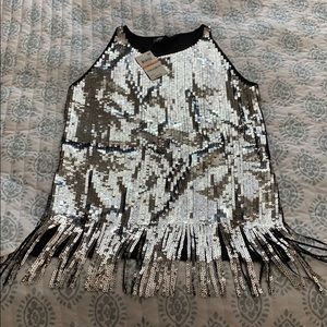 I.N.C sequence top NWT Small